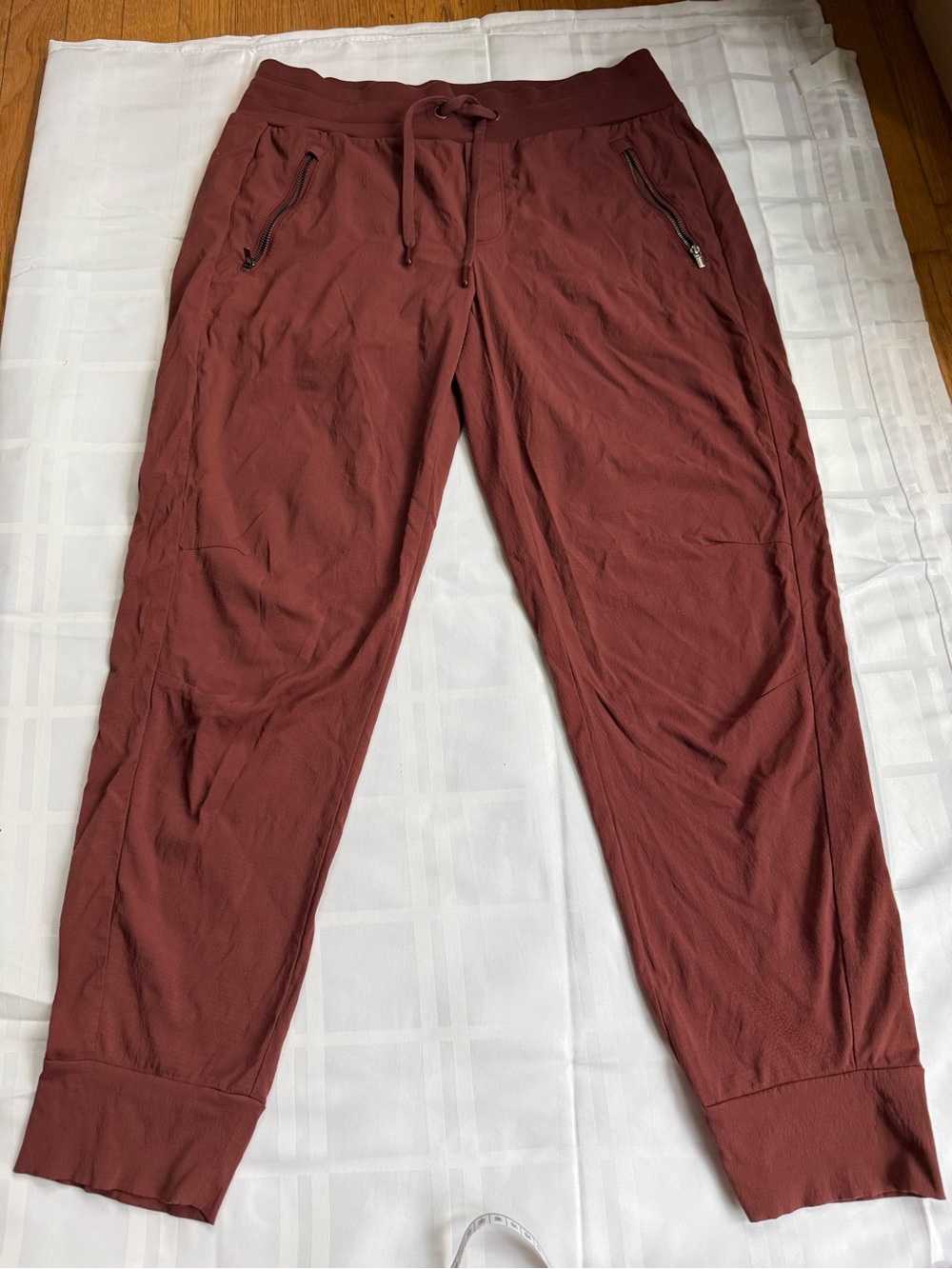 Athleta Trekkie North High Rise Jogger in Rust Color